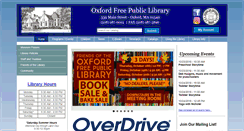 Desktop Screenshot of oxfordmapubliclibrary.org
